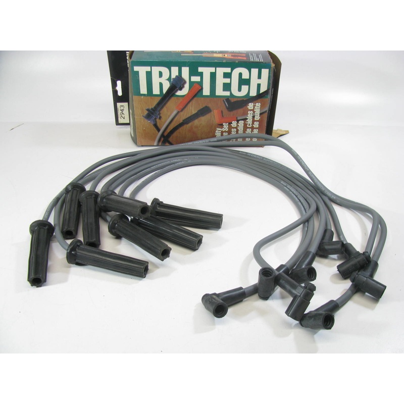 Tru-tech 2943 Ignition Spark Plug Wire Set For 1977-1986 Chevrolet GMC 7.4L-V8