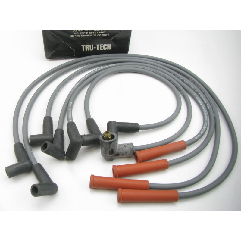 Tru-tech 2987 Ignition Spark Plug Wire Set 1981-1990 Ford 1.6L 1.9L