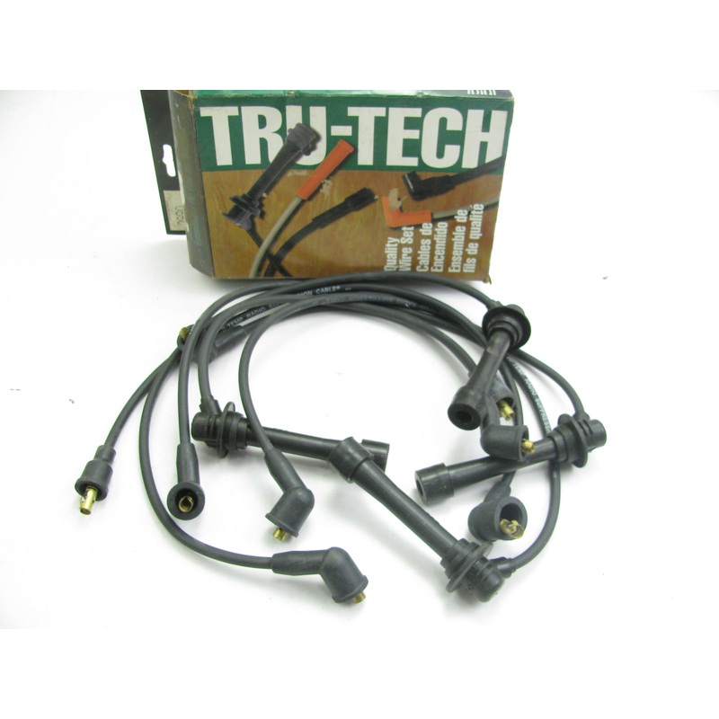 Tru-tech 2990 Ignition Spark Plug Wire Set 1988-96 Ford Mercury Mazda 1.6L 1.8L
