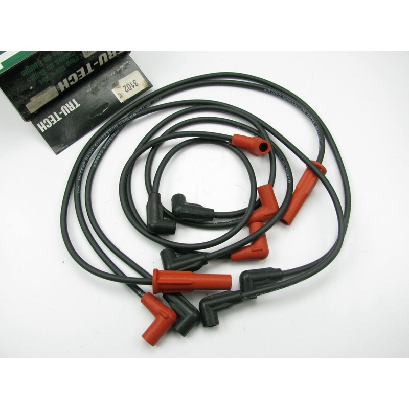 Tru-tech 3102 Ignition Spark Plug Wire Set 1992-1993 Chevrolet Caprice 4.3L-V6