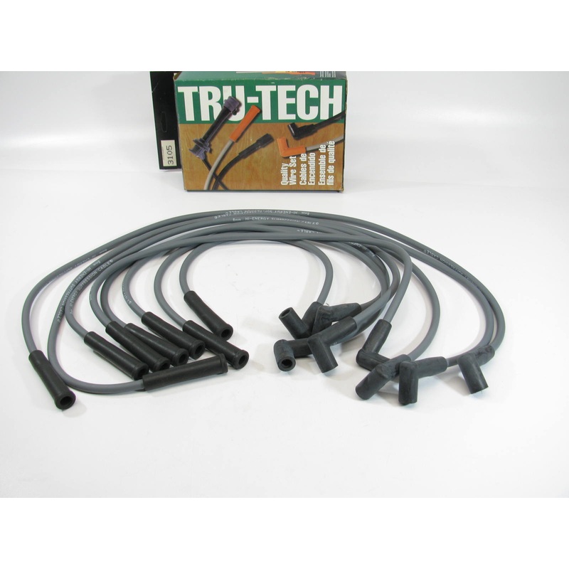 Tru-tech 3105 Ignition Spark Plug Wire Set For 1976-1980 Buick Pontiac 5.7L-V8