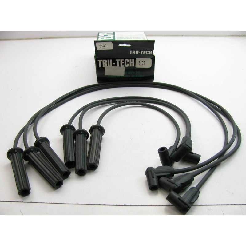 Tru-tech 3109 Ignition Spark Plug Wire Set for 1994-1996 GM 3.1L