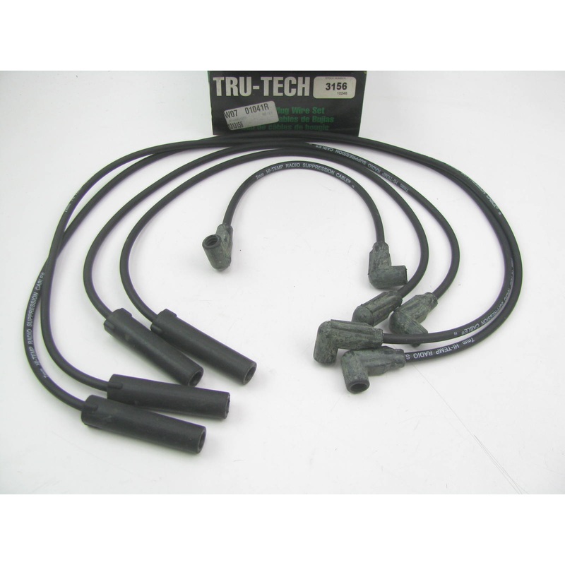 Tru-tech 3156 Ignition Spark Plug Wire Set For 1988-1993 Chevrolet GMC 2.5L-L4
