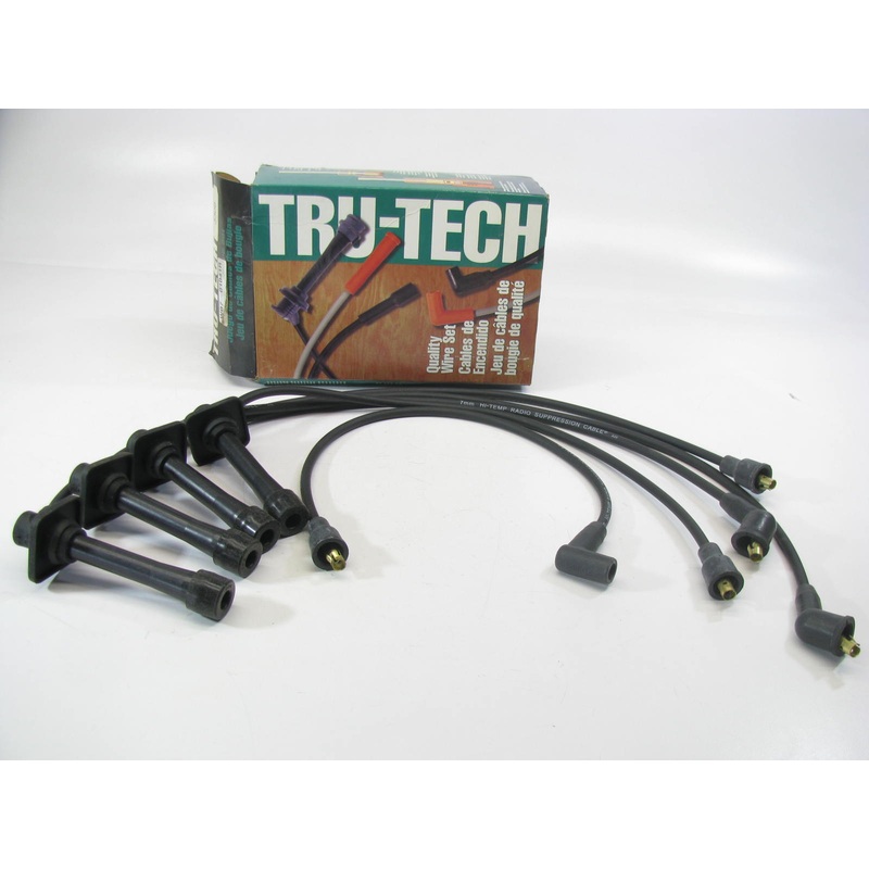 Tru-tech 3309 Ignition Spark Plug Wire Set for 1993-1997 Ford Mazda 2.0L