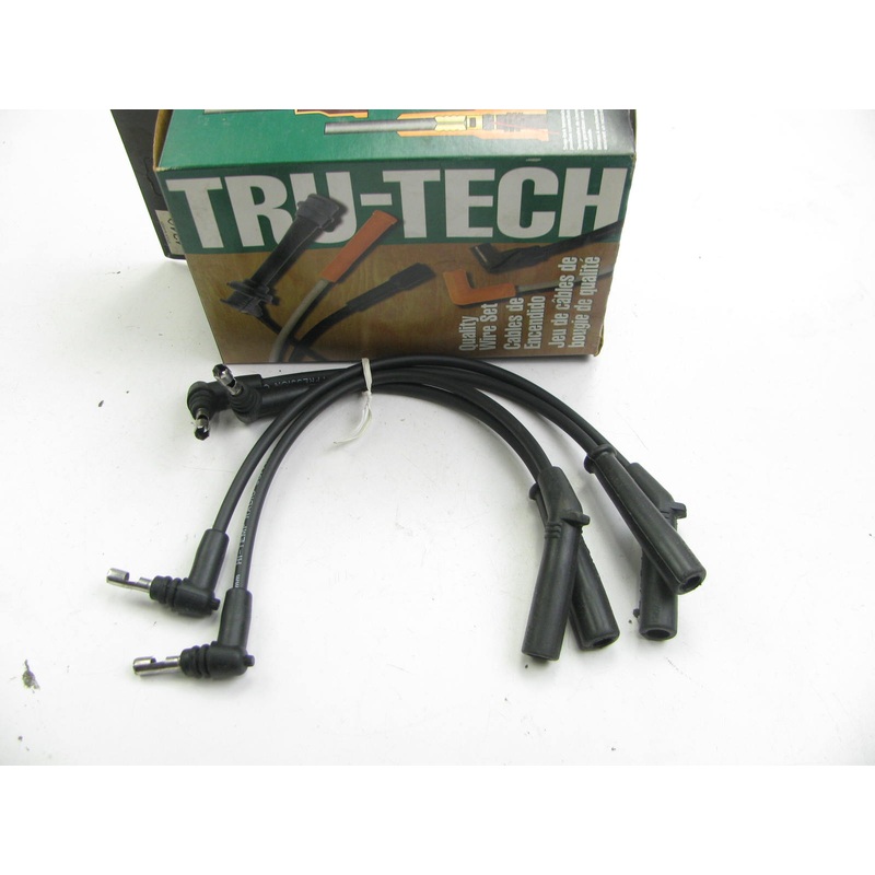 Tru-tech 4340 Ignition Spark Plug Wire Set 1983-1988 Toyota 1.5L 1.6L-L4