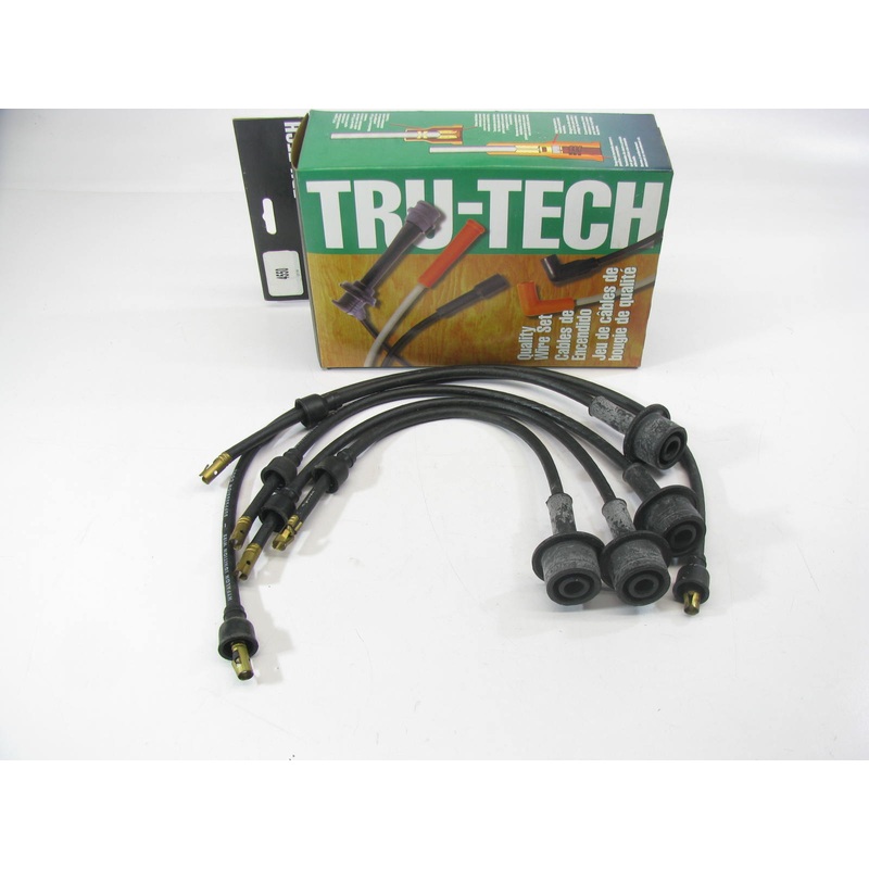 Tru-tech 4550 Ignition Spark Plug Wire Set 1968-1979 Toyota Corolla 1.1L 1.2L