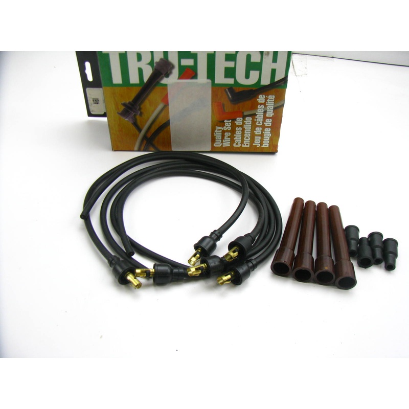 Tru-tech 4660 Ignition Spark Plug Wire Set 1980-1985 VW Audi 1.6L 1.7L 1.8L-L4