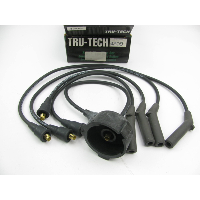Tru-tech 4709 Ignition Spark Plug Wire Set For 1985 Honda Accord 1.8L-L4