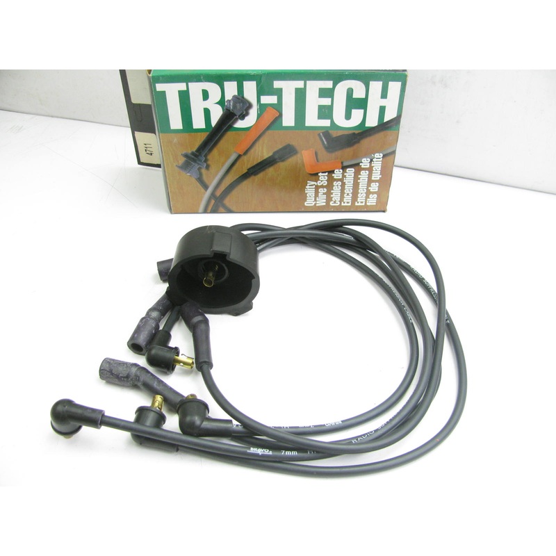Tru-tech 4711 Ignition Spark Plug Wire Set for 1975-1983 Honda 1.5L 1.8L-L4