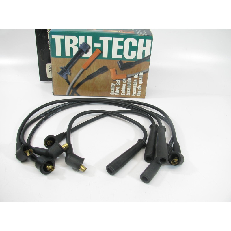 Tru-tech 4730 Ignition Spark Plug Wire Set For 1971-1987 Subaru 1.6L 1.8L-H4