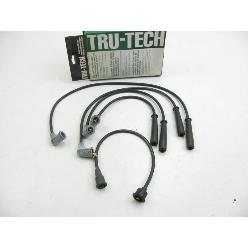 Tru-tech 4740 Ignition Spark Plug Wire Set For 1970-1984 Mazda 1.3L 1.6L 2.0L
