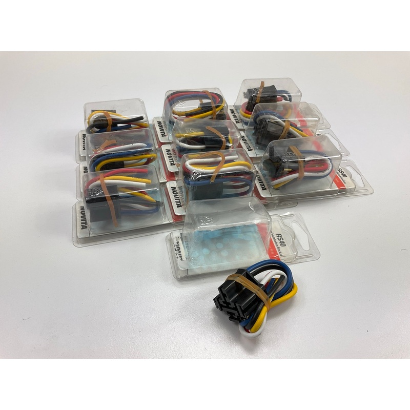 10 Novita RS40 5-PIN Universal Relay Installation Socket Wire Harness RL44 RL45