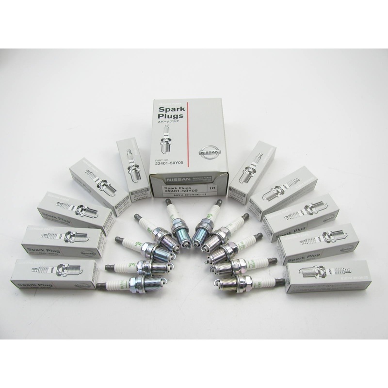 10 PCS - OEM For Nissan 22401-50Y05  Spark Plugs Genuine NGK # BKR5E-11