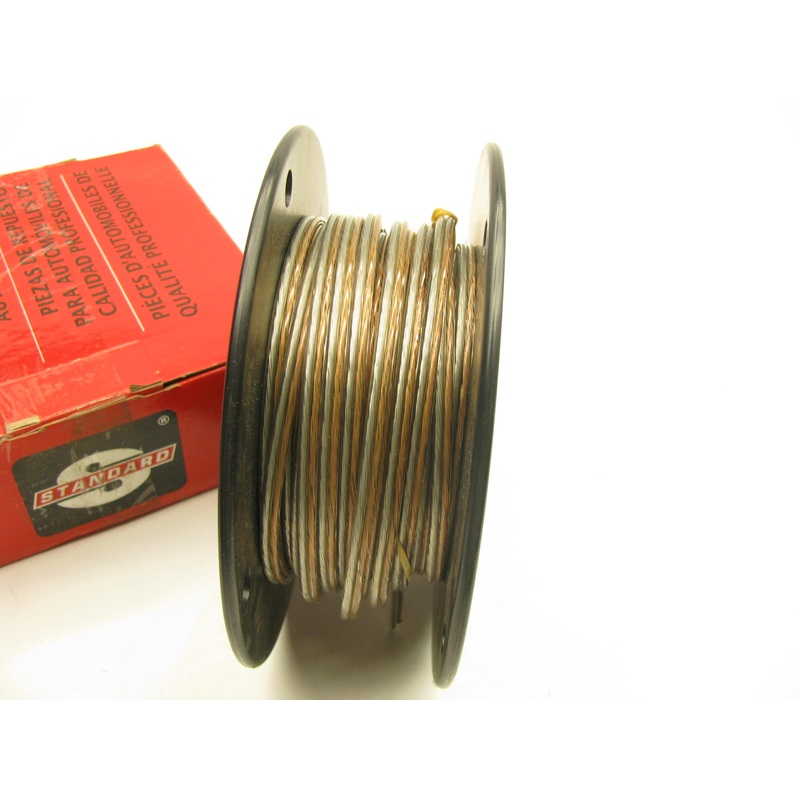 100 FEET - Standard CF18-2P Speaker Wire - 18 AWG Gauge Clear 2 Wire - 100' Long
