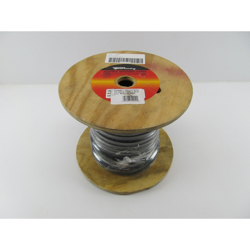 125 FEET - Forney 52020 Flexible Welding Cable, 4-Gauge, 125-Foot Reel