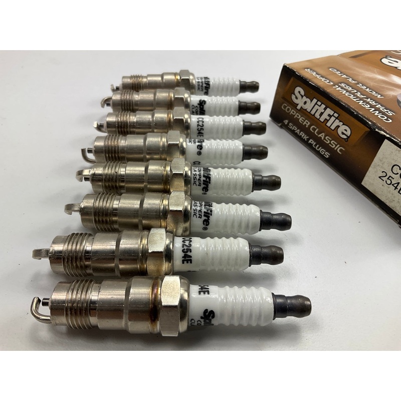 (8) Splitfire CC254E Spark Plugs - 1986-1991 Ford 302 5.0L SBF Ford V8 Cars