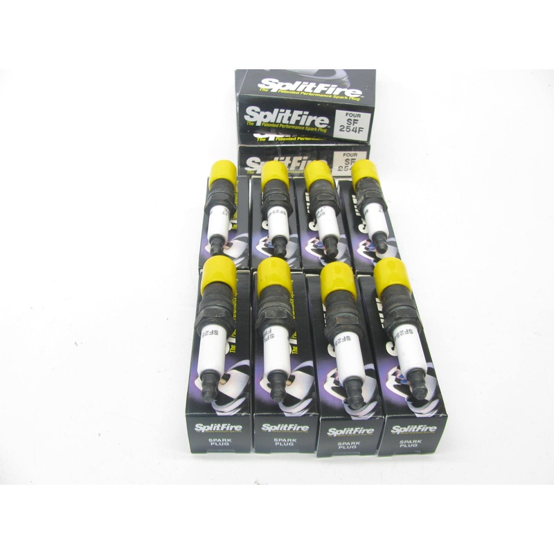 (8) Splitfire SF254F Split V Design Ignition Spark Plug 1984-1987 Ford 3.8L-V6