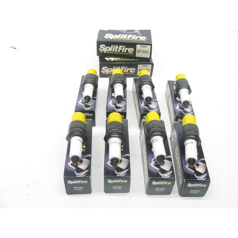 (8) Splitfire SF30C Split V Design Performance Ignition Spark Plugs