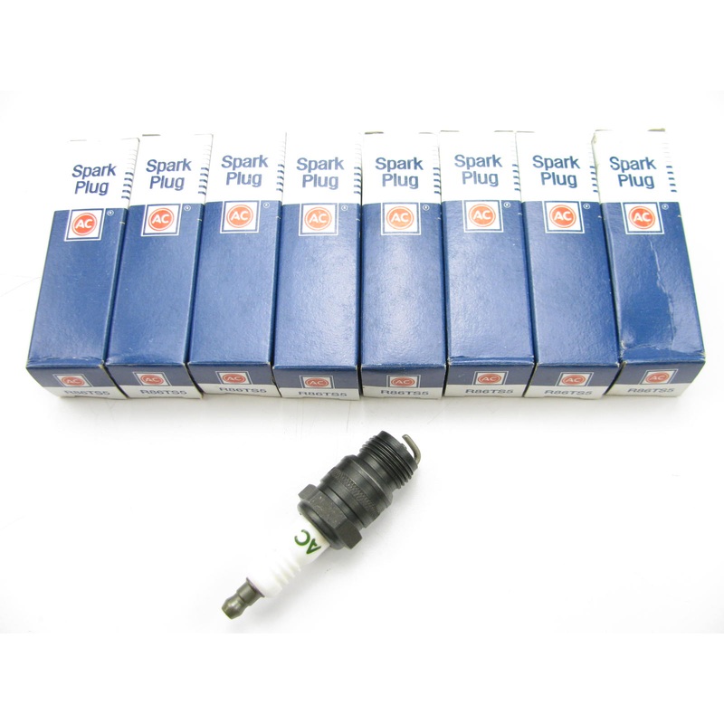 (8) Vintage Acdelco R86TS5 Spark Plugs
