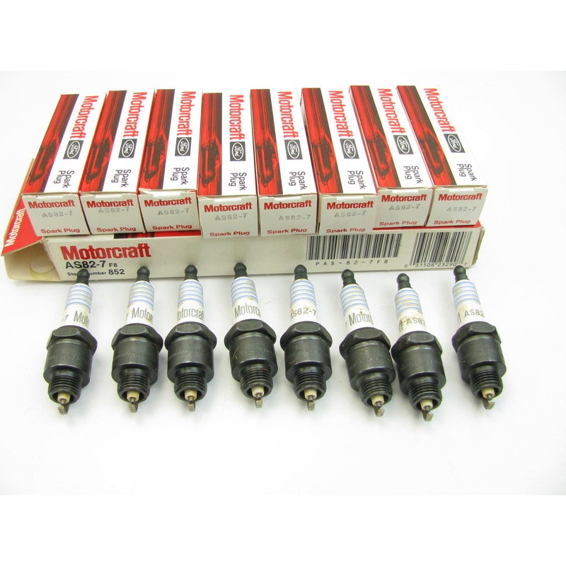 (8) Vintage Motorcraft AS82-7 Spark Plugs  4339428  RJ18YC6  5613882 R46SZ R46SX