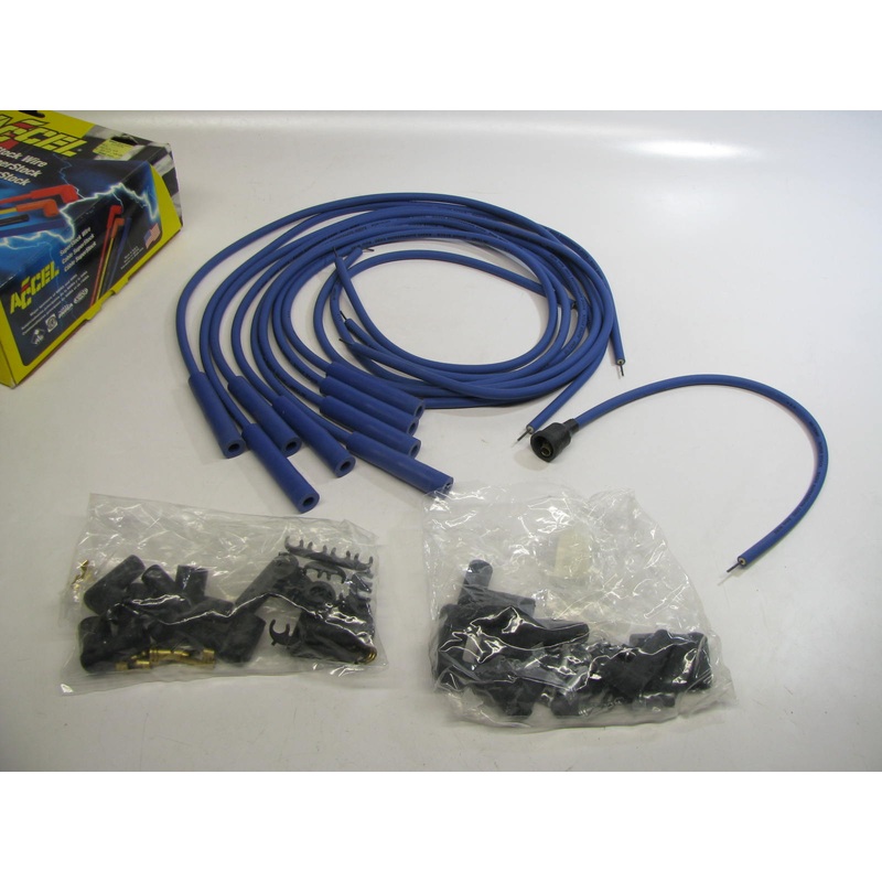 Accel 4040B Universal Performance Ignition Spark Plug Wire Set - 8mm Blue