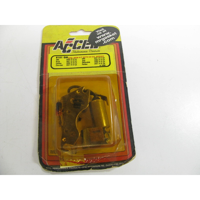 Accel 8101 Ignition Breaker Points And Condenser Kit For GM Points Distributor