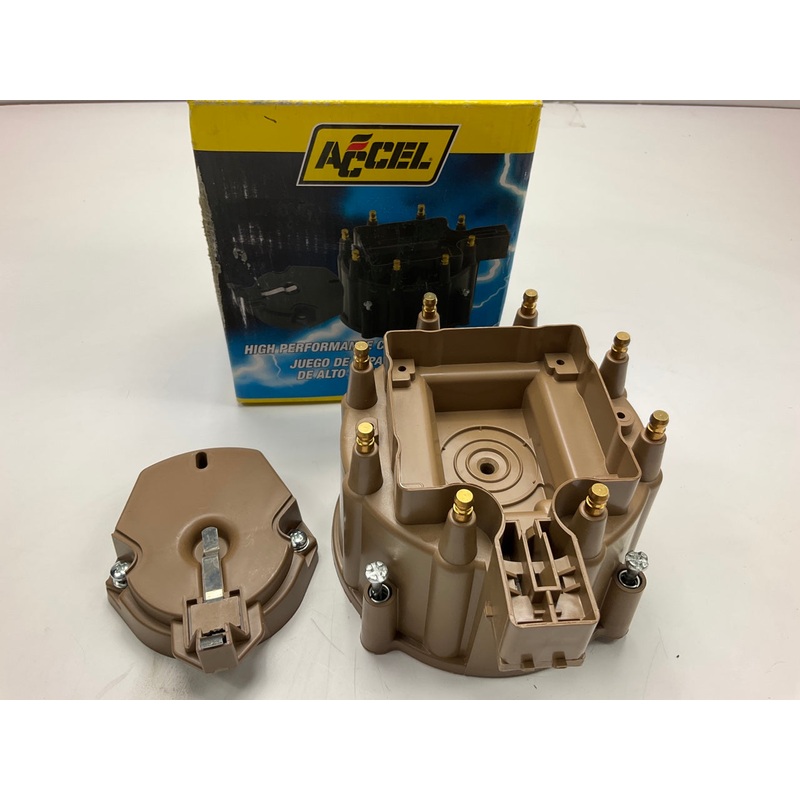 Accel 8122 HEI Style - High Performance TAN Ignition Distributor Cap & Rotor