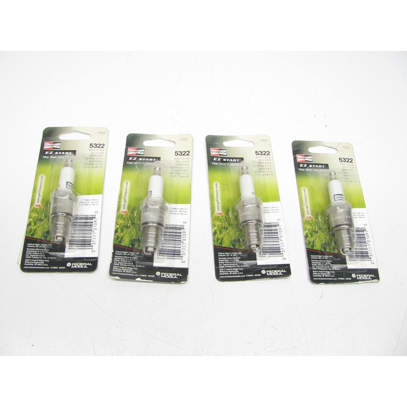 (x4) Champion (5322) RN11YC4 'EZ Start' Small Engine Spark Plug,