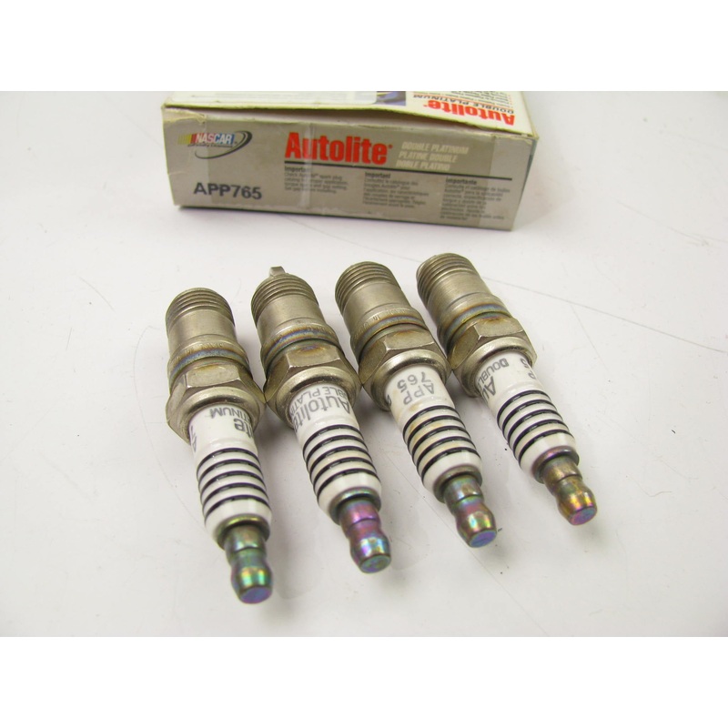 (x4) Spark Plugs-Double Platinum Autolite APP765