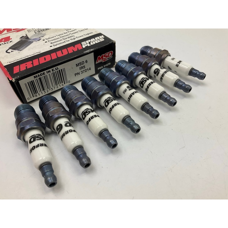 (8) MSD 37214 Iridium Spark Plugs