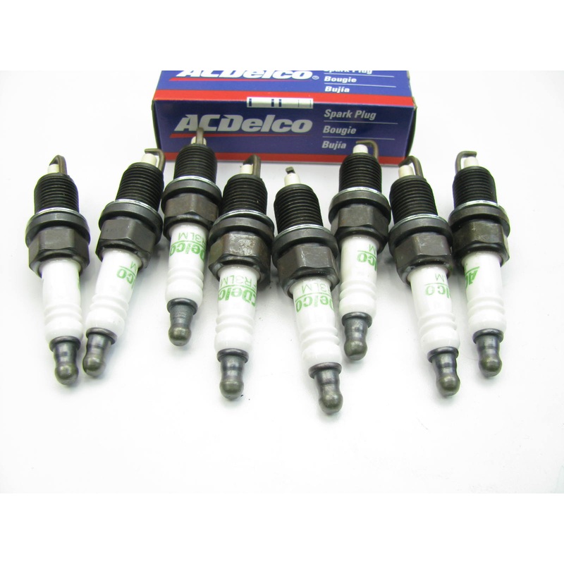 (8) NEW GENUINE OEM ACDelco FR3LM Spark Plugs - GM# 5614040