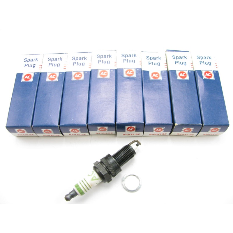 (8) Acdelco R44XLSE AC Green Stripe Ignition Spark Plugs