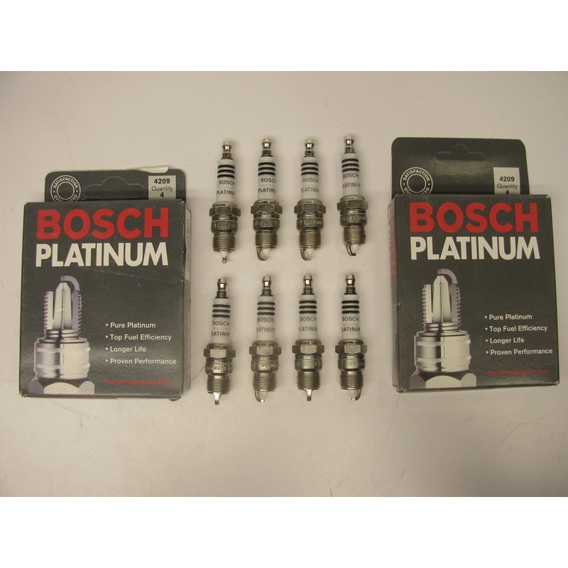 (8) Bosch 4209 Ignition Spark Plugs - Platnium
