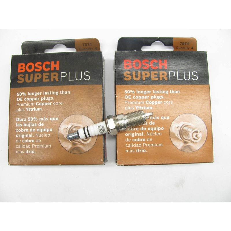 (8) Bosch 7974 Super Ignition Spark Plugs -  Nickel