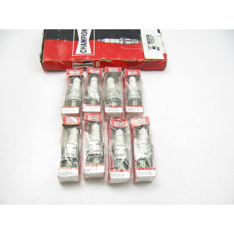 (8) Champion RN12YC6 / 76 Copper Plug Ignition Spark Plugs
