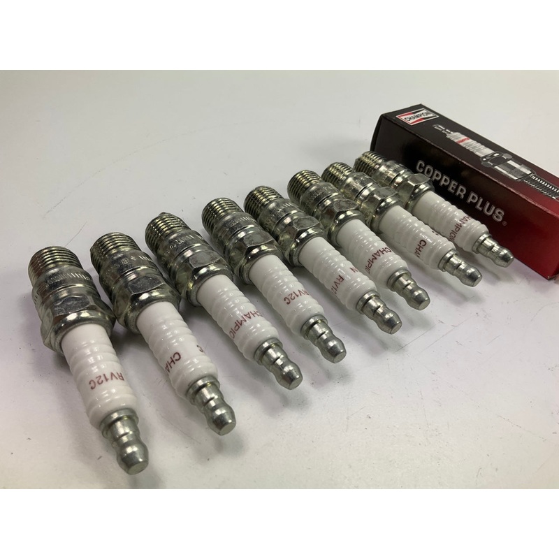 (8) Champion RV12C Copper Plus Spark Plugs