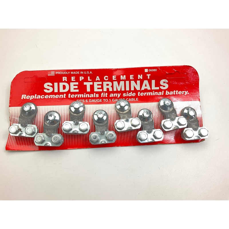 (8) Deka 06080 Side Post Replacement Battery Terminals