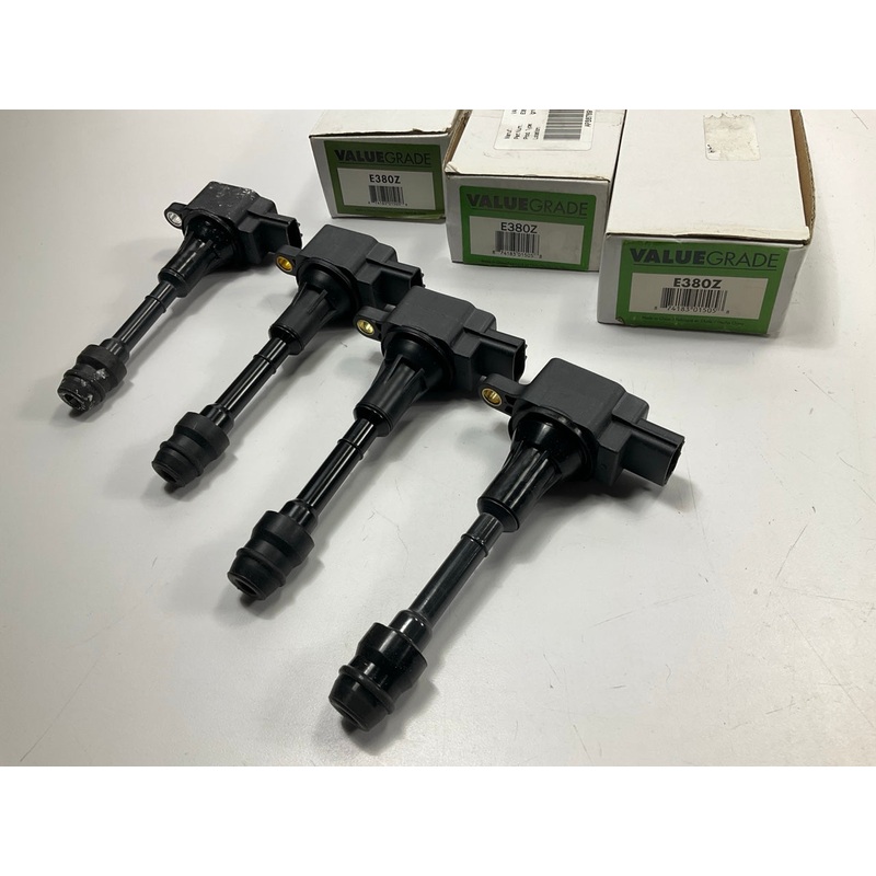(4) Valuegrade E380Z Ignition Coil For 2002-2007 Nissan 2.5L-L4