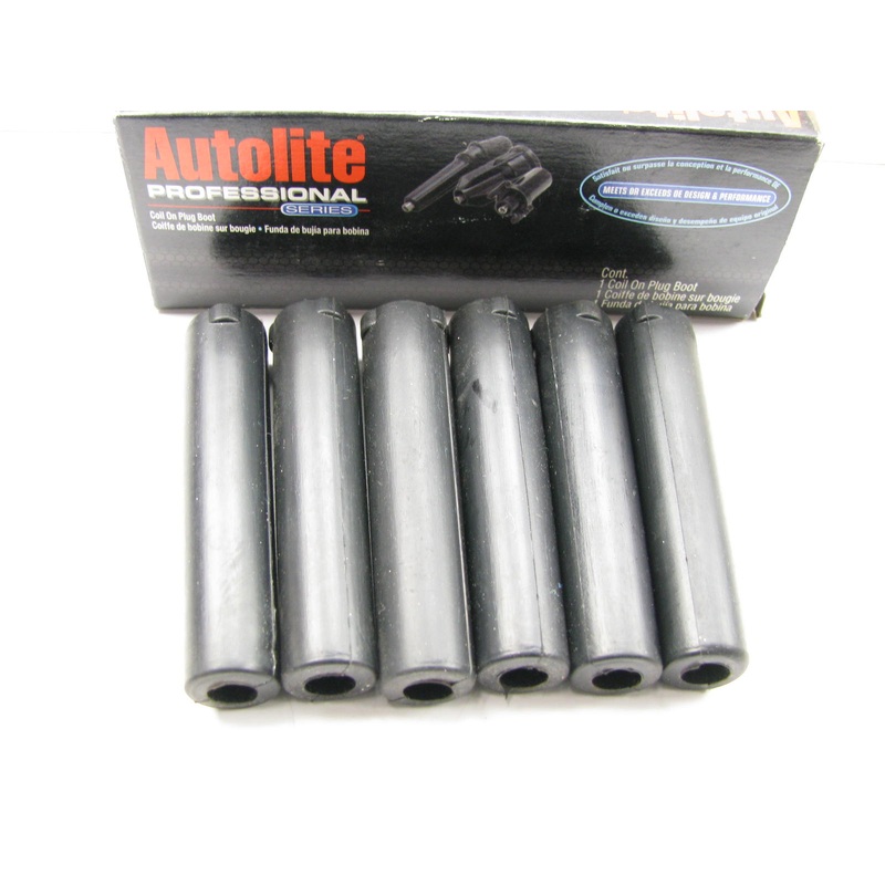 (6) Autolite 50017-1 Coil On Plug Boots - 01-02 Olds Aurora, 99-02 Intrigue 3.5L