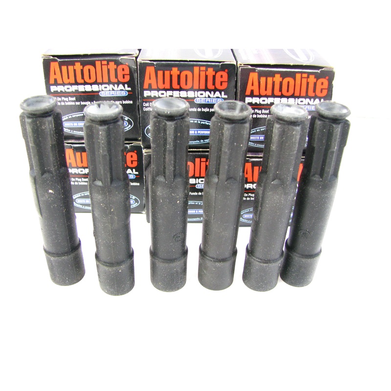 (6) Autolite 50029-1 Direct Coil On Plug Boot For 1997-2005 VW Audi 1.8L 2.7L