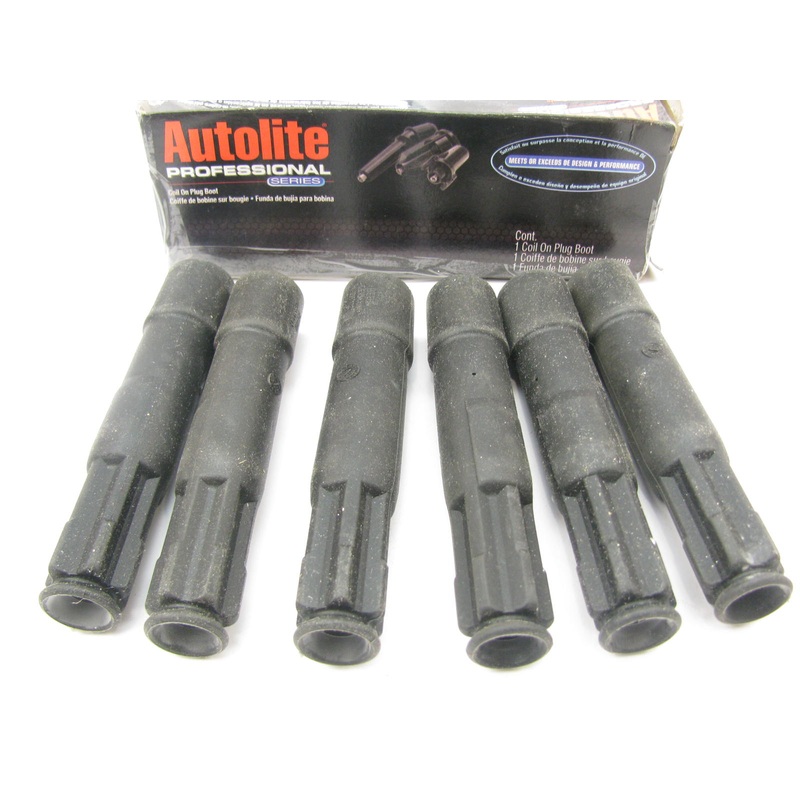 (6) Autolite 50029 Coil On Plug Boots For 1997-2005 VW Audi 1.8L 2.7L