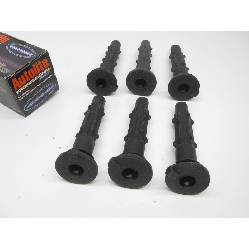 (6) Autolite 50031-1-6 Direct Ignition Coil On Plug Boots