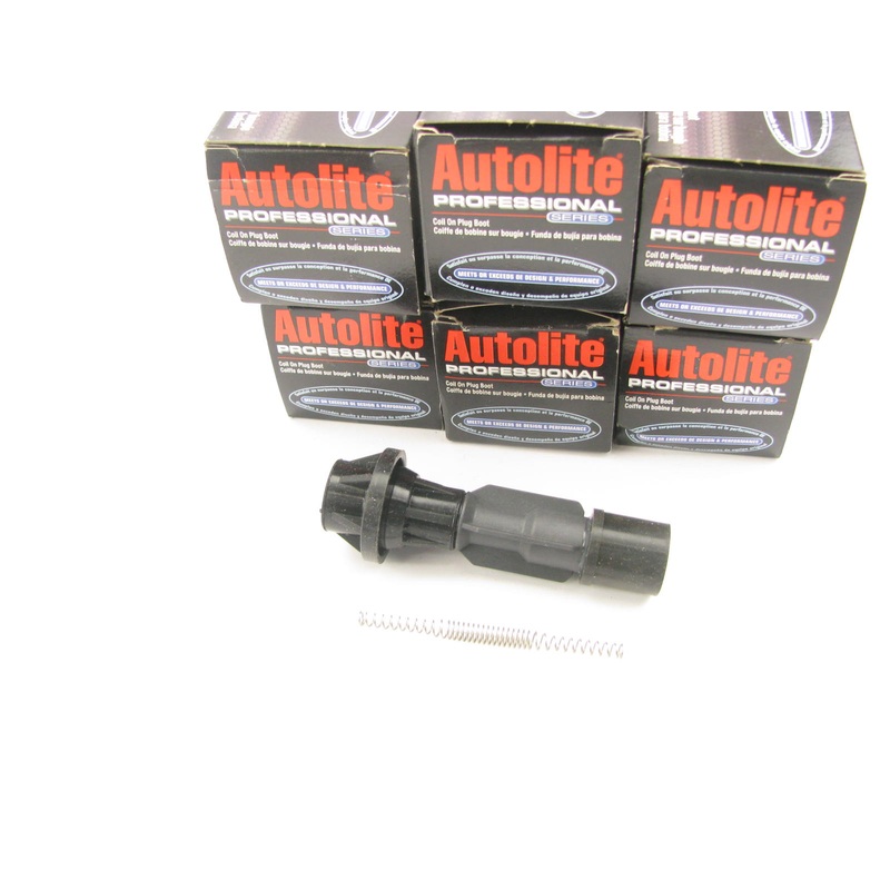 (6) Autolite 50047-1 Direct Coil On Plug Boot For 2006-2012 Ford 2.0L 2.3L 2.5L