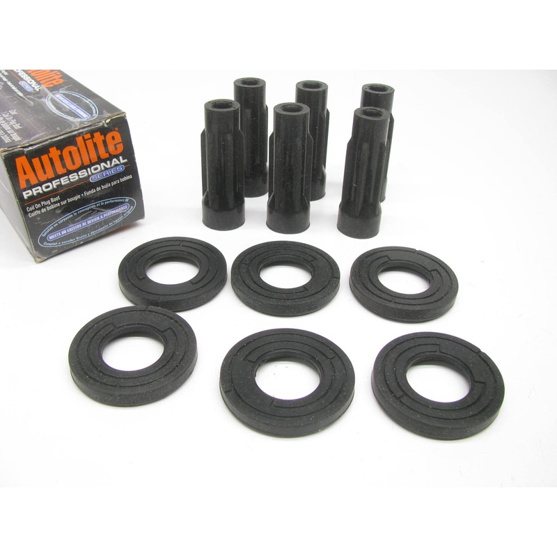 (6) Autolite 50048-1 Direct Coil On Plug Boot For 2006-2012 Ford 3.0L