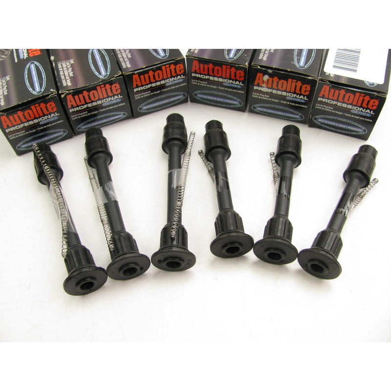 (6) Autolite Coil On Plug Boots LEFT & RIGHT Banks For 95-01 Maxima, 96-01 I30