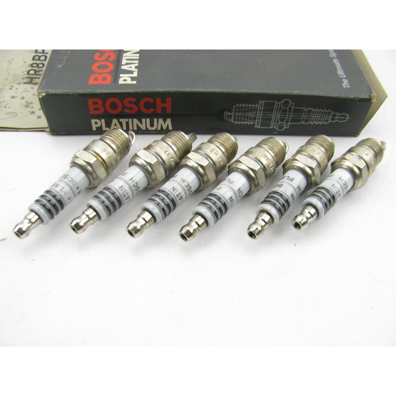 (6) Bosch HR8BPZ PLATINUM Spark Plugs