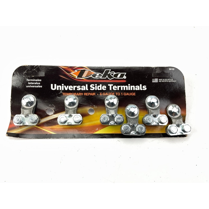 (6) East Penn Deka 00192 Top Post Universal Battery Terminals