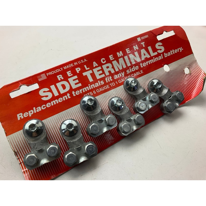 (6) East Penn Deka 06080 Top Post Battery Terminals