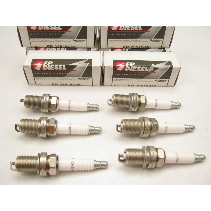 (6) Fp Diesel FP-23515946 INDUSTRIAL Spark Plugs RC78PYP