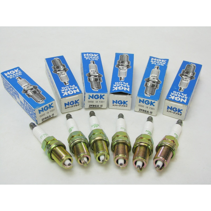 (6) NEW - OEM Mazda ZFR6A-11 Spark Plugs - NGK ZFR6A-11